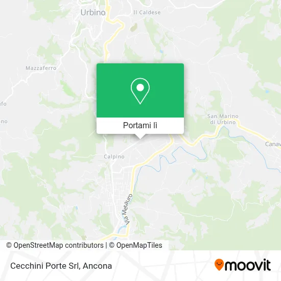 Mappa Cecchini Porte Srl