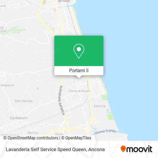 Mappa Lavanderia Self Service Speed Queen