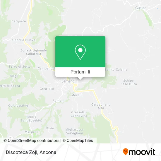 Mappa Discoteca Zoji