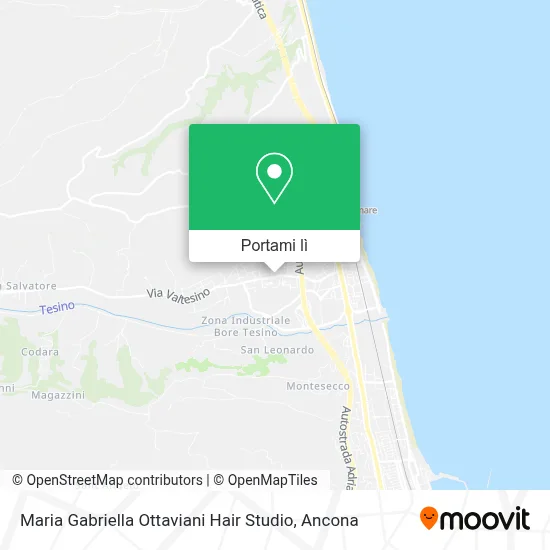 Mappa Maria Gabriella Ottaviani Hair Studio