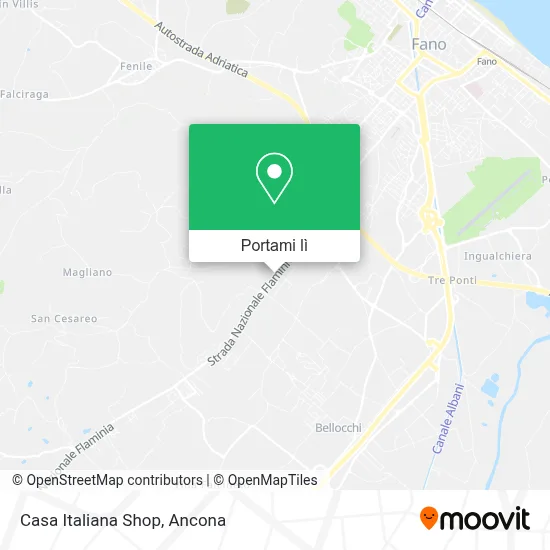Mappa Casa Italiana Shop