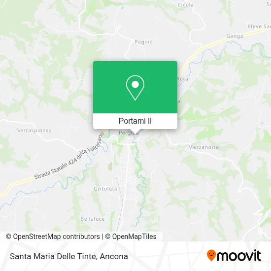 Mappa Santa Maria Delle Tinte