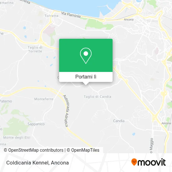 Mappa Coldicania Kennel