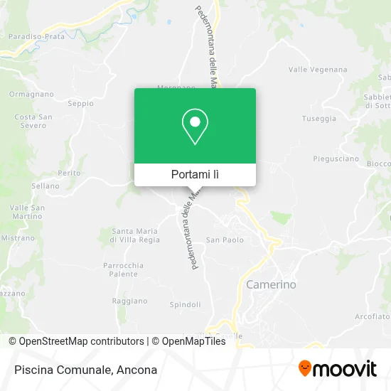 Mappa Piscina Comunale