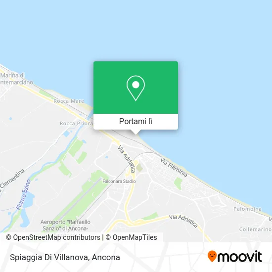 Mappa Spiaggia Di Villanova