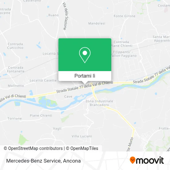 Mappa Mercedes-Benz Service