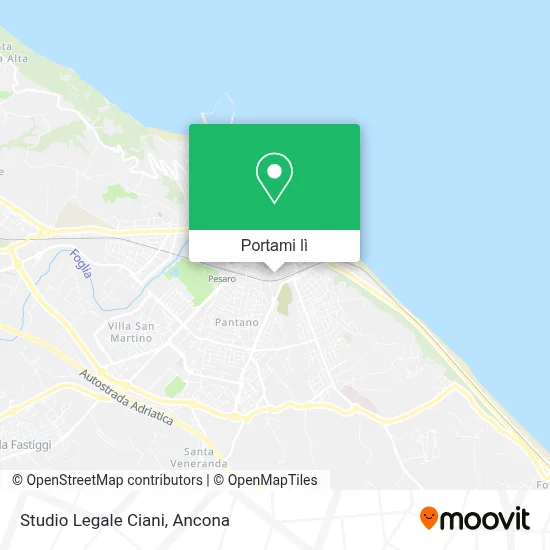Mappa Studio Legale Ciani