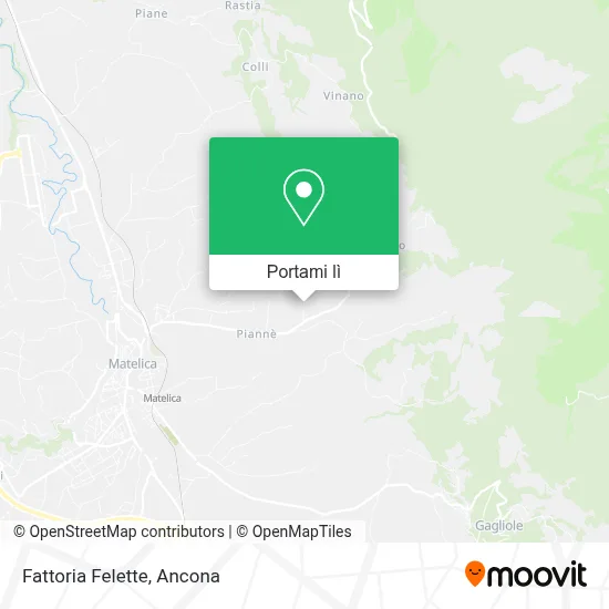 Mappa Fattoria Felette