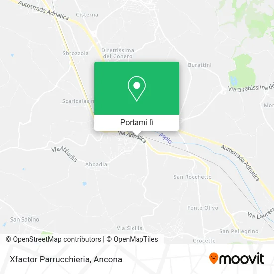 Mappa Xfactor Parrucchieria