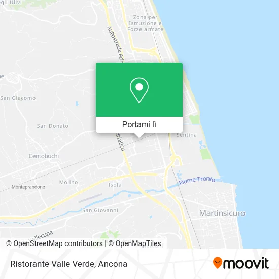 Mappa Ristorante Valle Verde