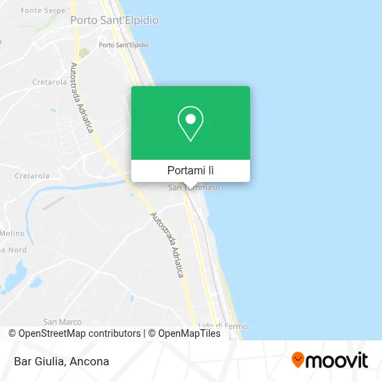 Mappa Bar Giulia