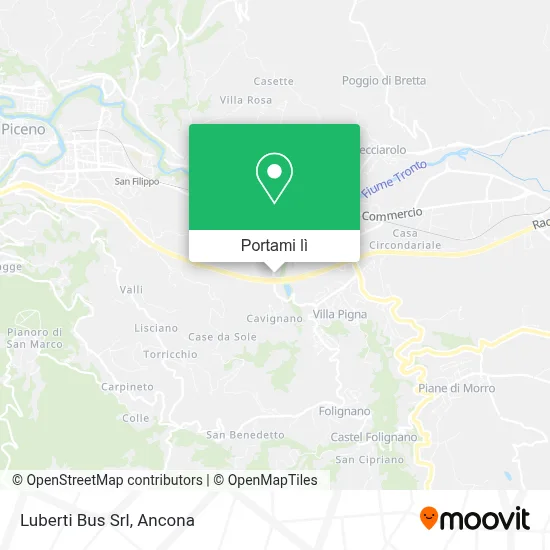 Mappa Luberti Bus Srl
