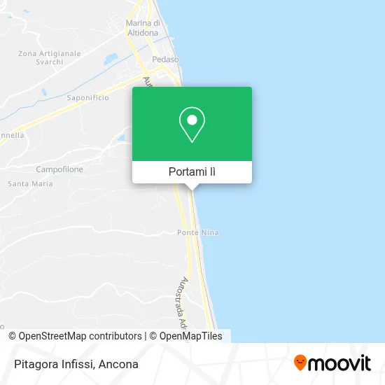 Mappa Pitagora Infissi