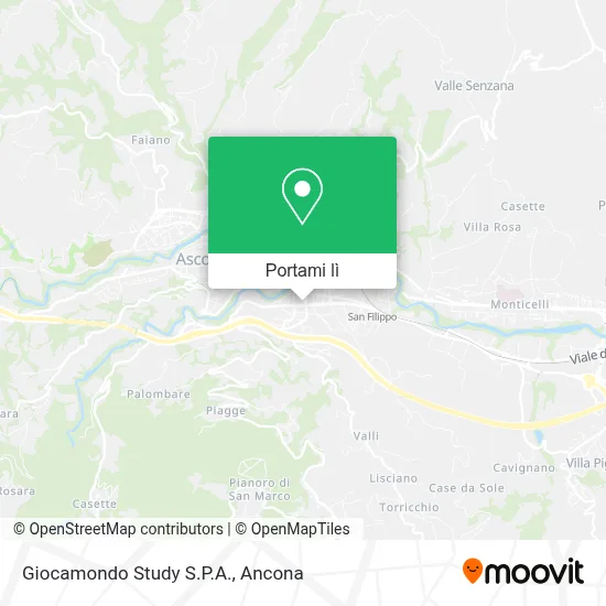 Mappa Giocamondo Study S.P.A.
