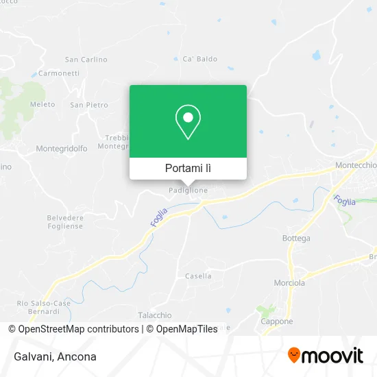 Mappa Galvani