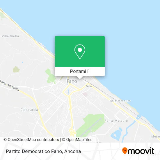 Mappa Partito Democratico Fano