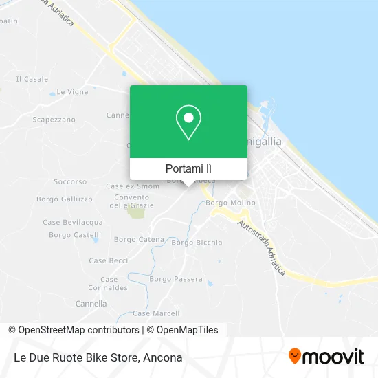 Mappa Le Due Ruote Bike Store