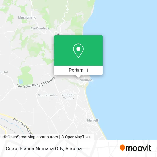 Mappa Croce Bianca Numana Odv