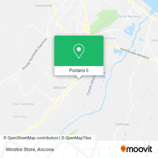 Mappa Windtre Store