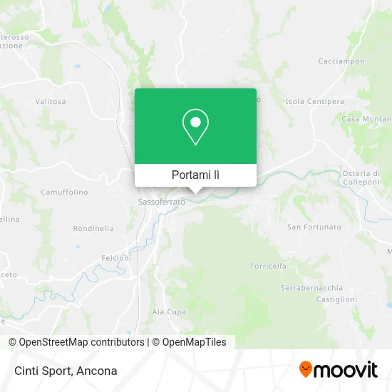 Mappa Cinti Sport