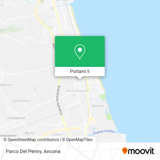Mappa Parco Del Penny