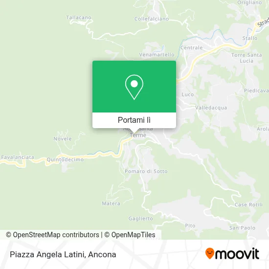 Mappa Piazza Angela Latini