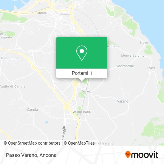 Mappa Passo Varano