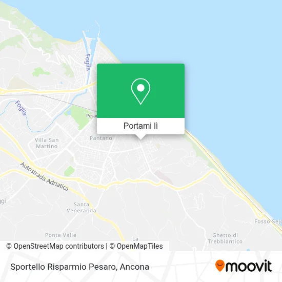 Mappa Sportello Risparmio Pesaro
