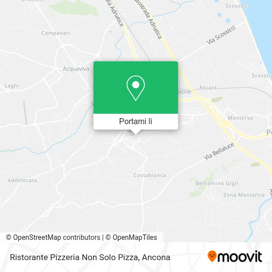 Mappa Ristorante Pizzeria Non Solo Pizza