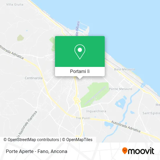 Mappa Porte Aperte - Fano