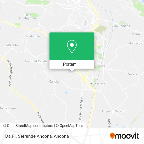 Mappa Da.Pi. Serrande Ancona
