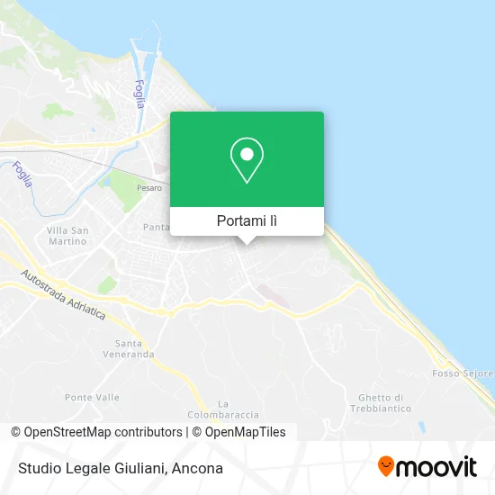 Mappa Studio Legale Giuliani