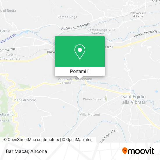 Mappa Bar Macar
