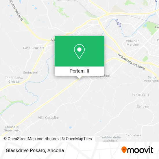 Mappa Glassdrive Pesaro