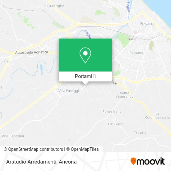 Mappa Arstudio Arredamenti