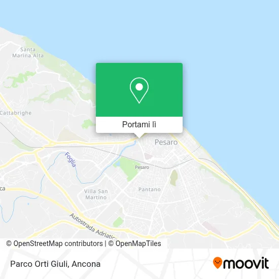 Mappa Parco Orti Giuli