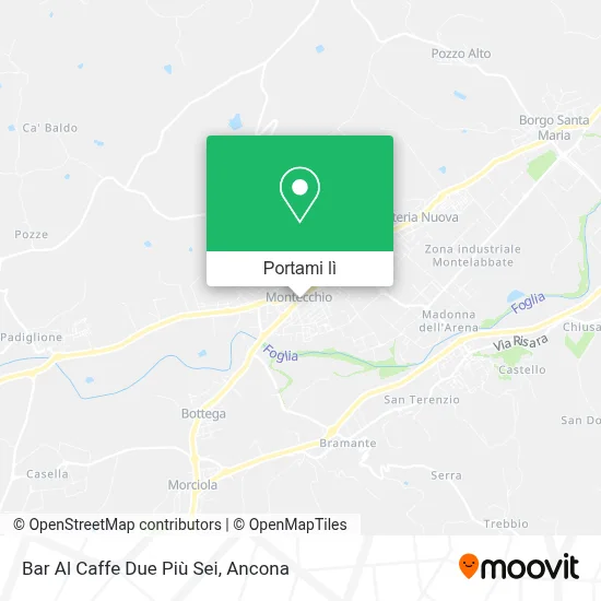 Mappa Bar Al Caffe Due Più Sei