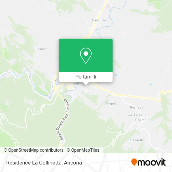 Mappa Residence La Collinetta