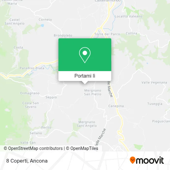 Mappa 8 Coperti