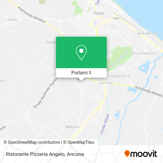 Mappa Ristorante Pizzeria Angelo