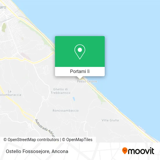 Mappa Ostello Fossosejore