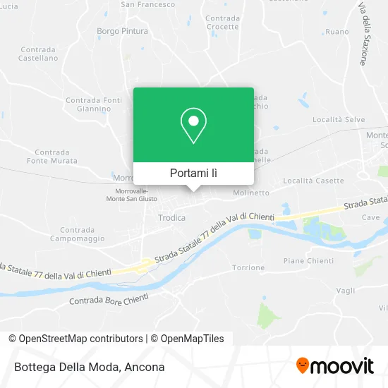 Mappa Bottega Della Moda