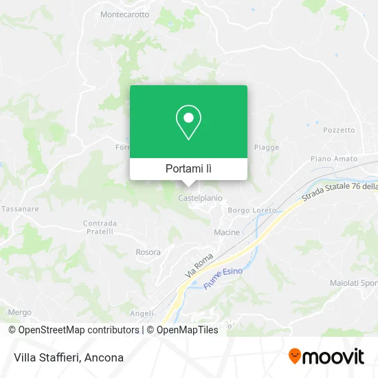 Mappa Villa Staffieri