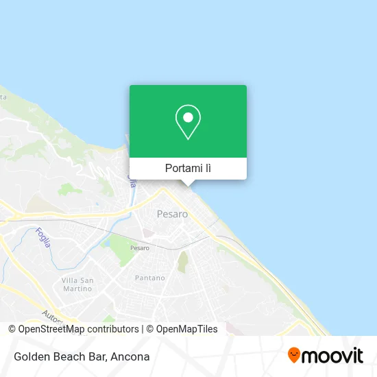Mappa Golden Beach Bar