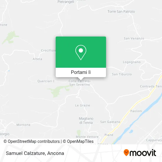 Mappa Samuel Calzature