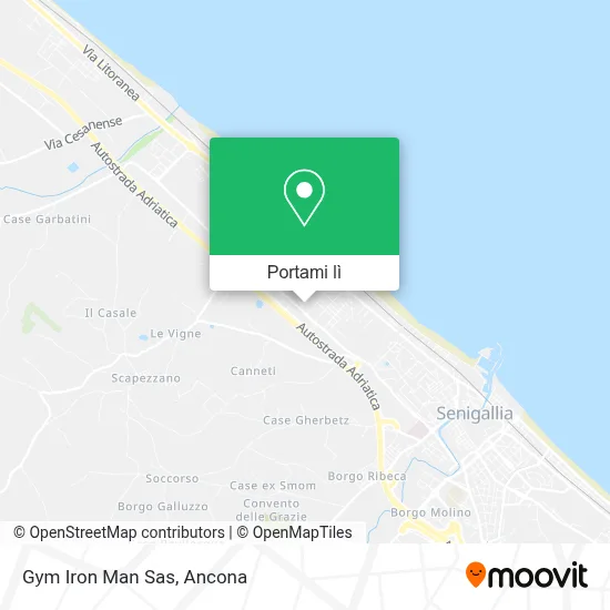 Mappa Gym Iron Man Sas
