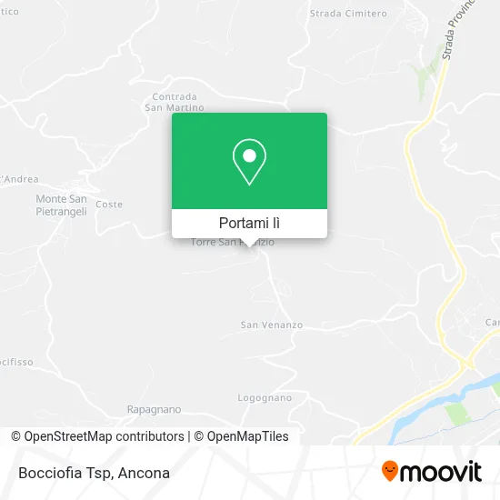 Mappa Bocciofia Tsp