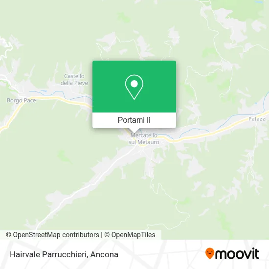 Mappa Hairvale Parrucchieri