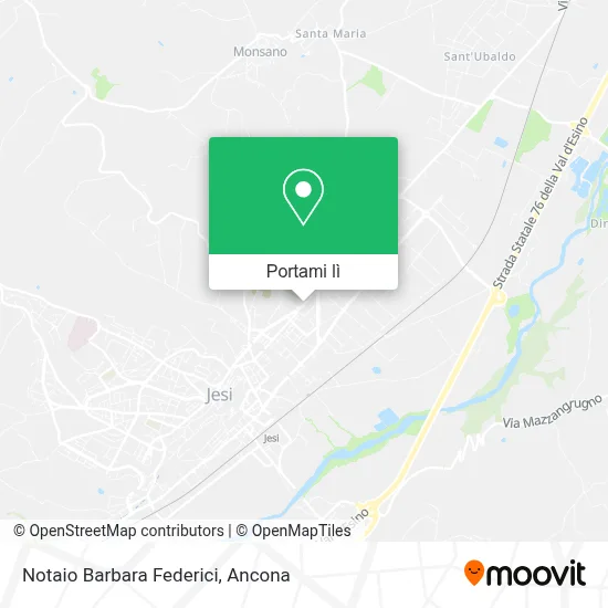 Mappa Notaio Barbara Federici