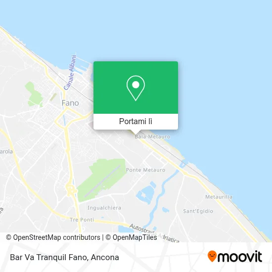 Mappa Bar Va Tranquil Fano